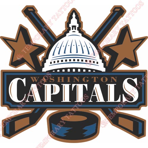 Washington Capitals Customize Temporary Tattoos Stickers NO.368